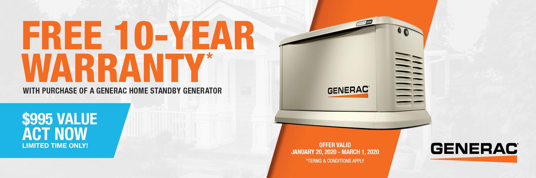 Homestandby Generator Deal | Warranty Offer | Generac Dealer | Pembroke Pines, FL